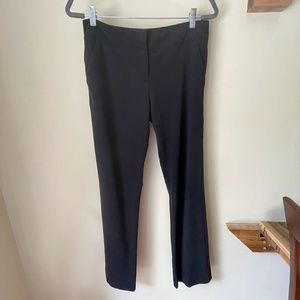 New York & Company black career pants straight cut size 6 with pockets
